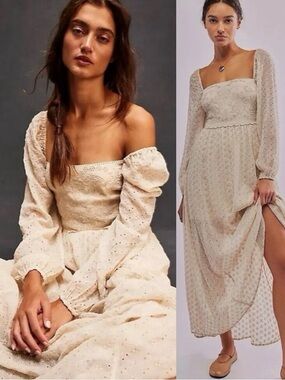 Free People | Dresses | Free People Earth Angel Midi Dress | Poshmark